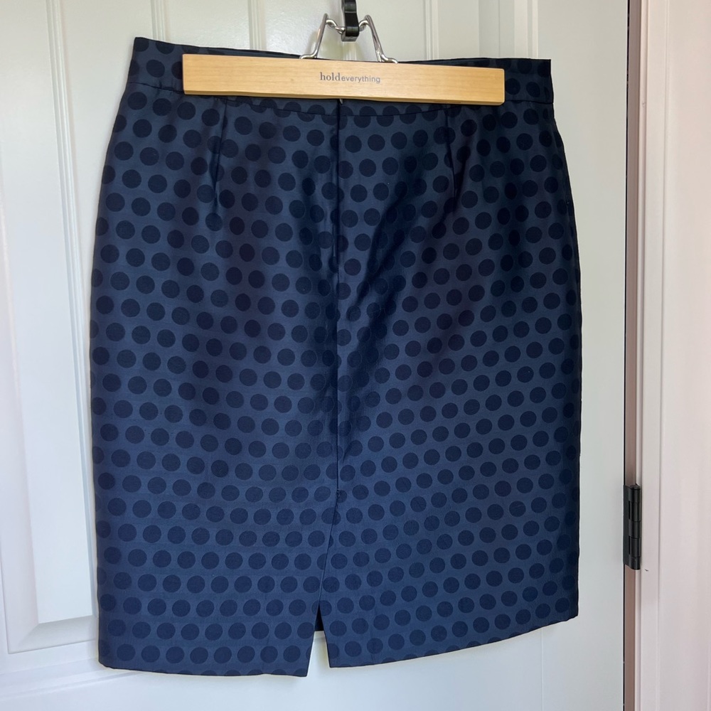 Polka dot pencil skirt from J. Crew